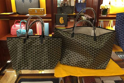 gm or pm goyard|goyard saint louis tote price.